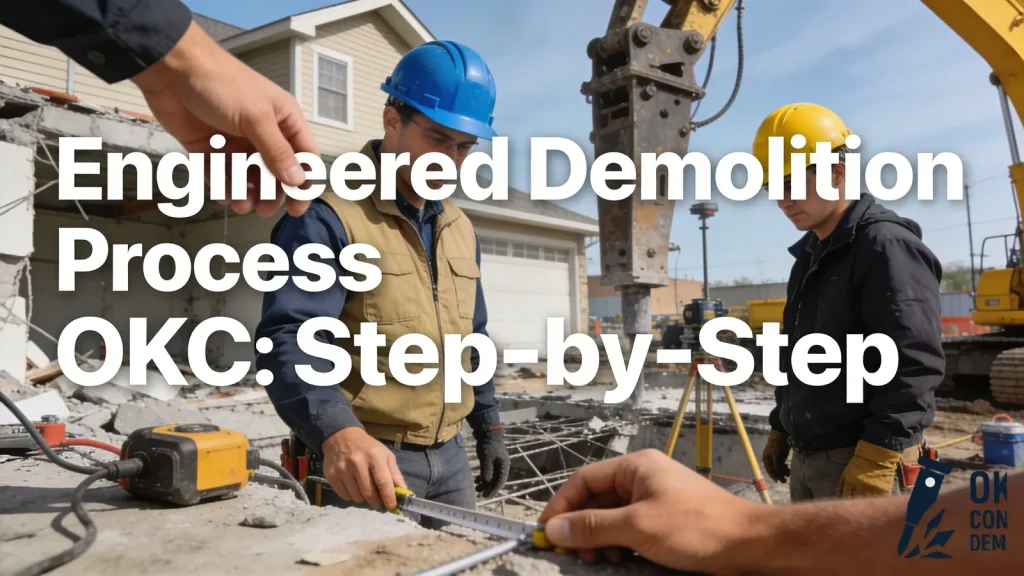 The engineered demolition process starts with assessing and verifying site conditions before any method
